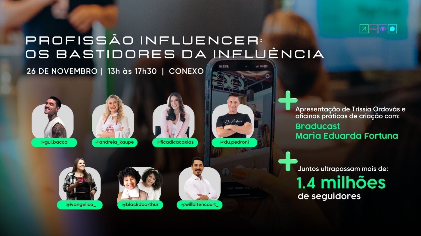 SAVE THE DATE! Em breve mais informações, será um evento com influenciadores falando sobre a profissão, o mercado e os desafios dessa nova forma de encantar o cliente